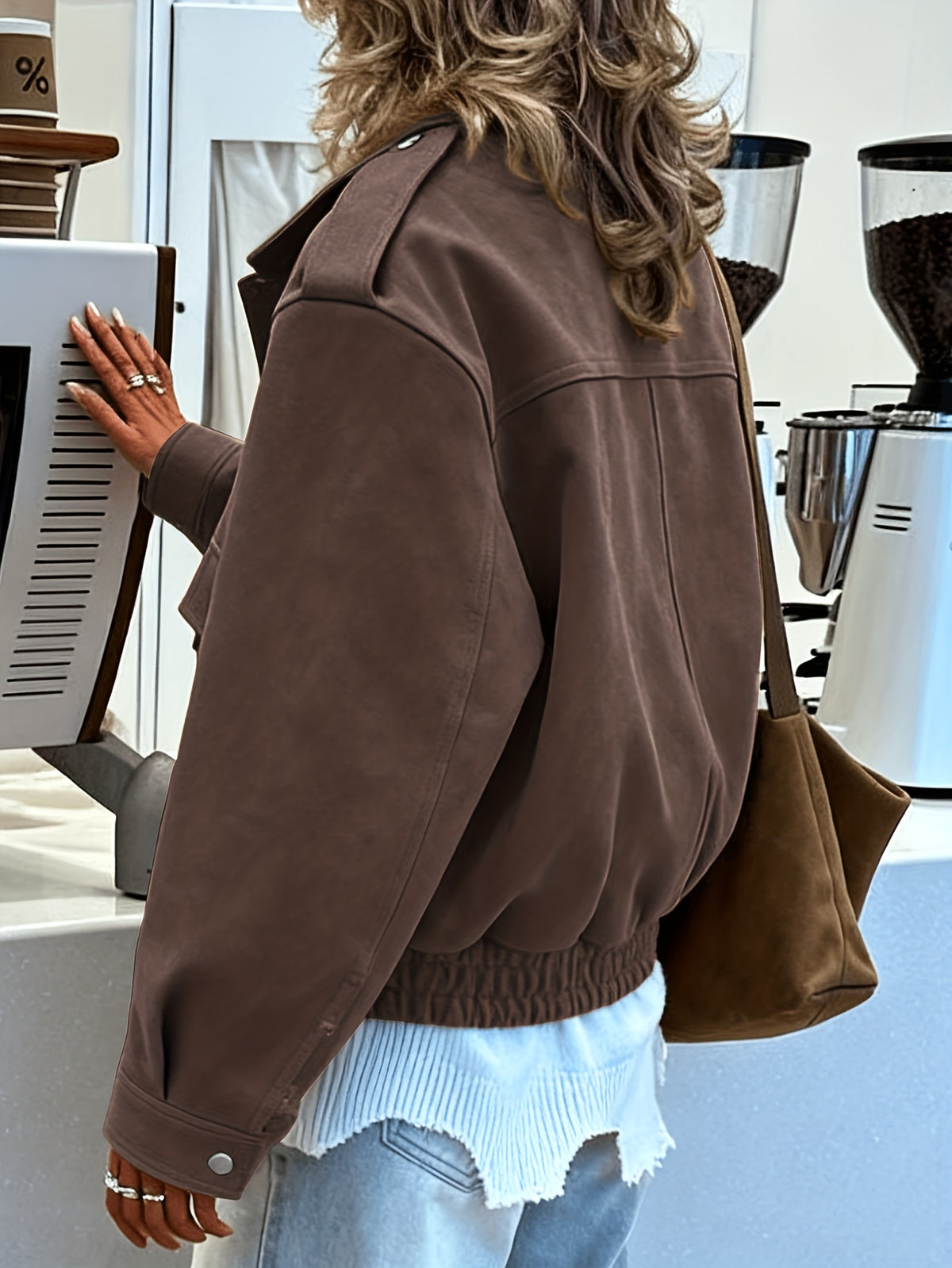 Roxane™ Faux-Suede Barn Jacket