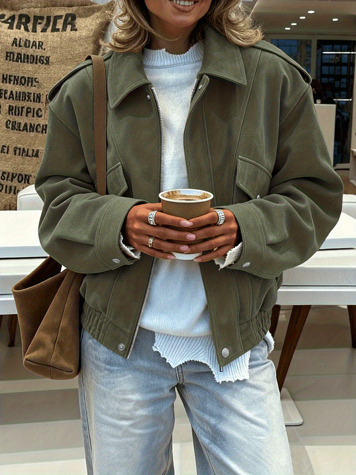 Roxane™ Faux-Suede Barn Jacket