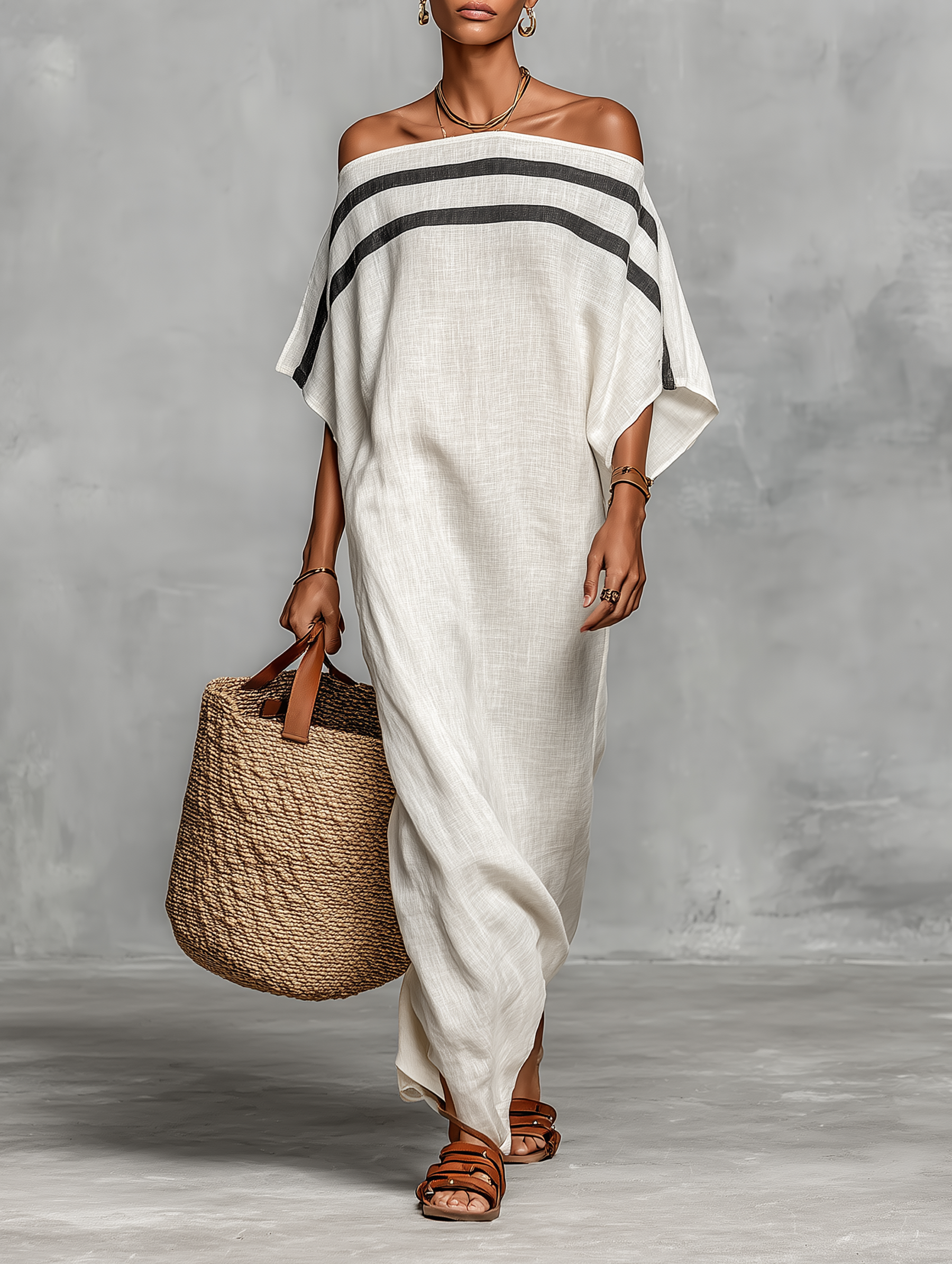 Patricia™ - Elegant Off-The-Shoulder Maxi Dress
