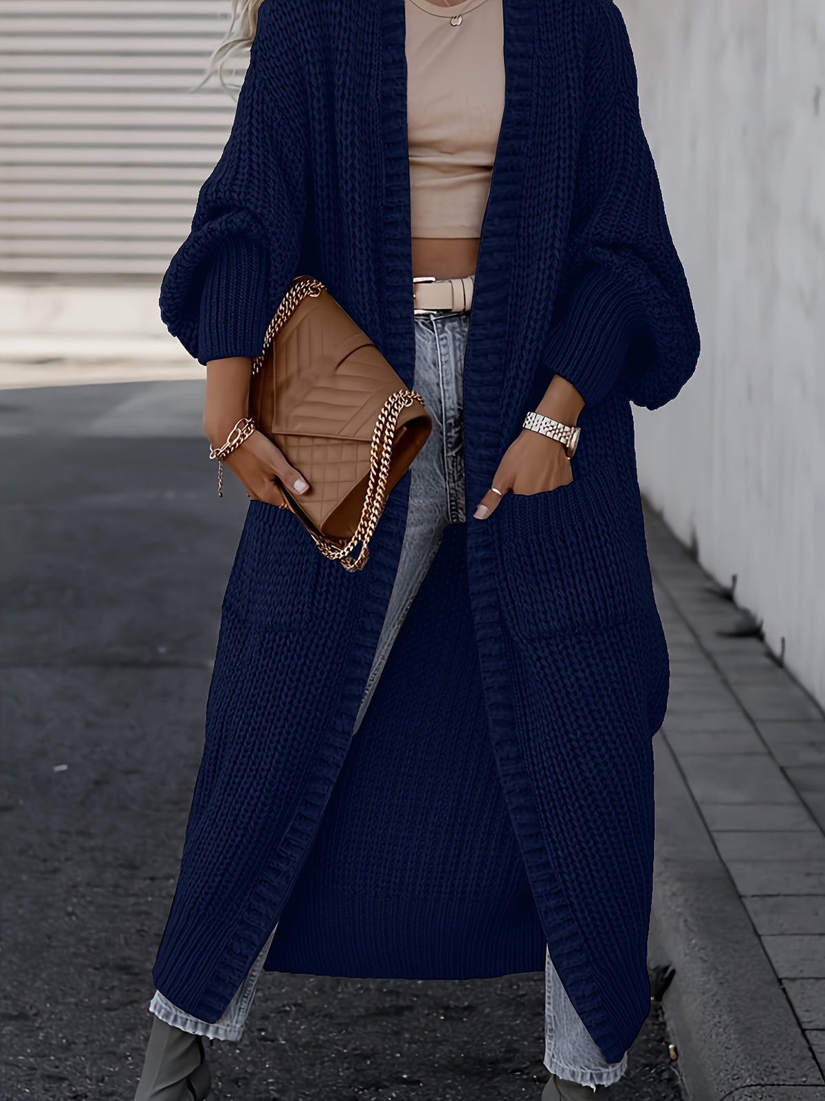 Manon™ Long Chunky Knit Cardigan