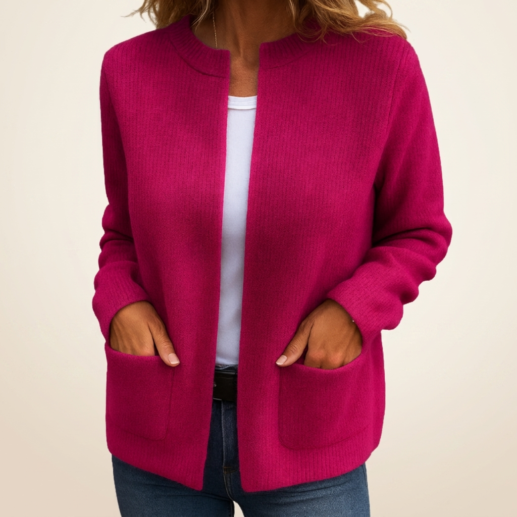 Colette | Zip-Up Warm Knit Vest with Pockets