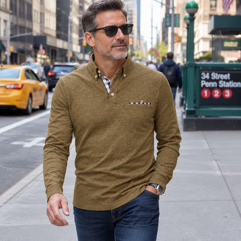 Kevin™ Stylish Long-Sleeve Shirt