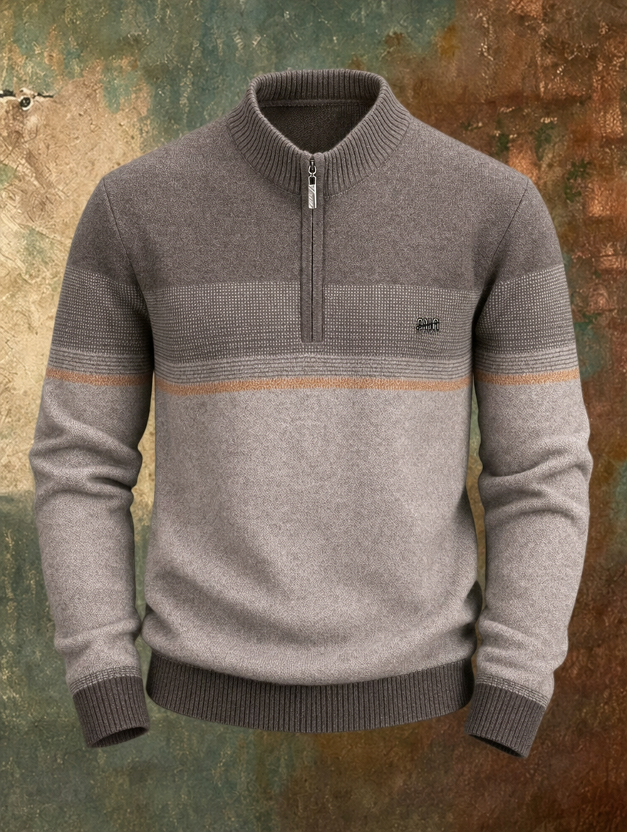 Warren™ Premium Wool Half-Zip Sweater