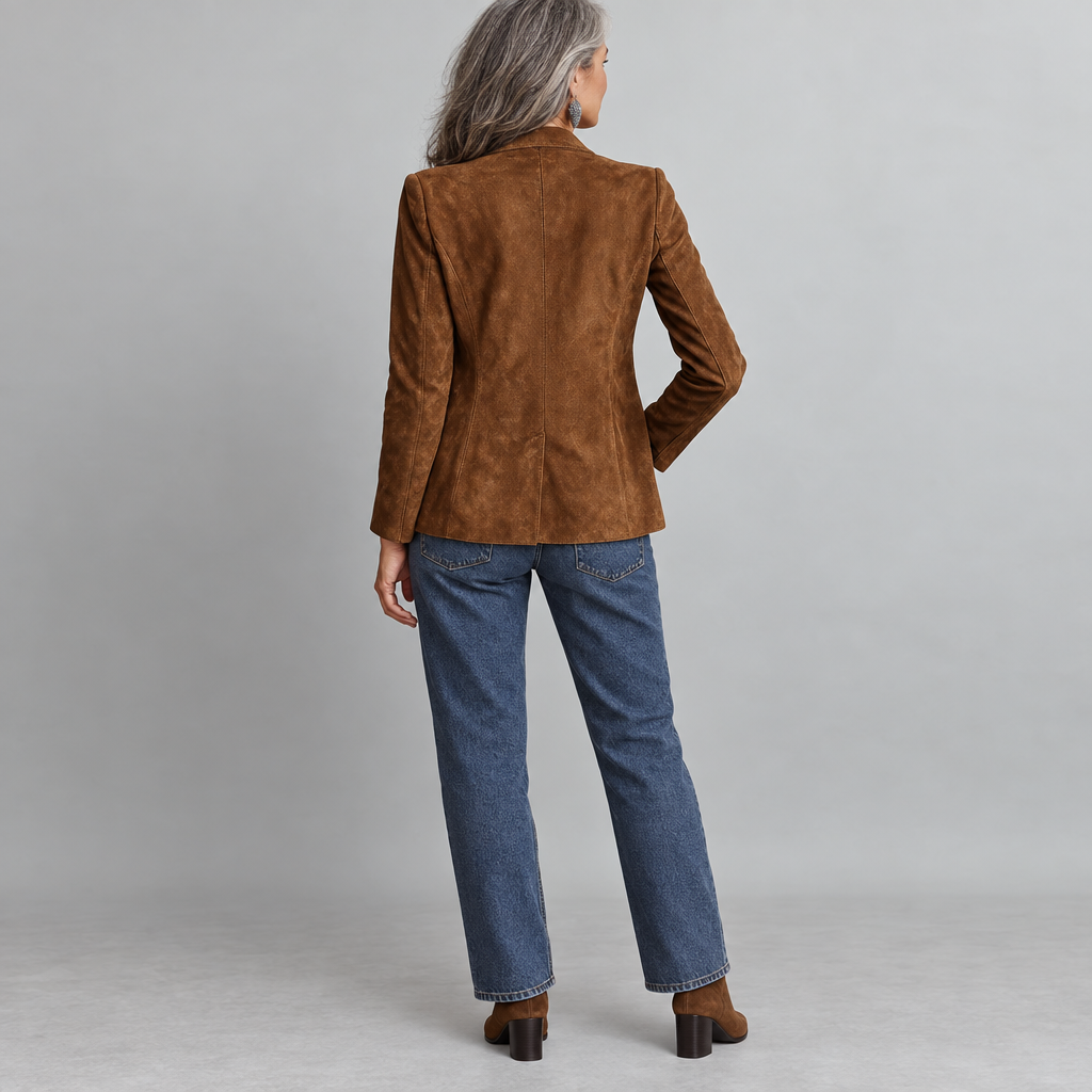 Cristina - Vintage Brown Blazer
