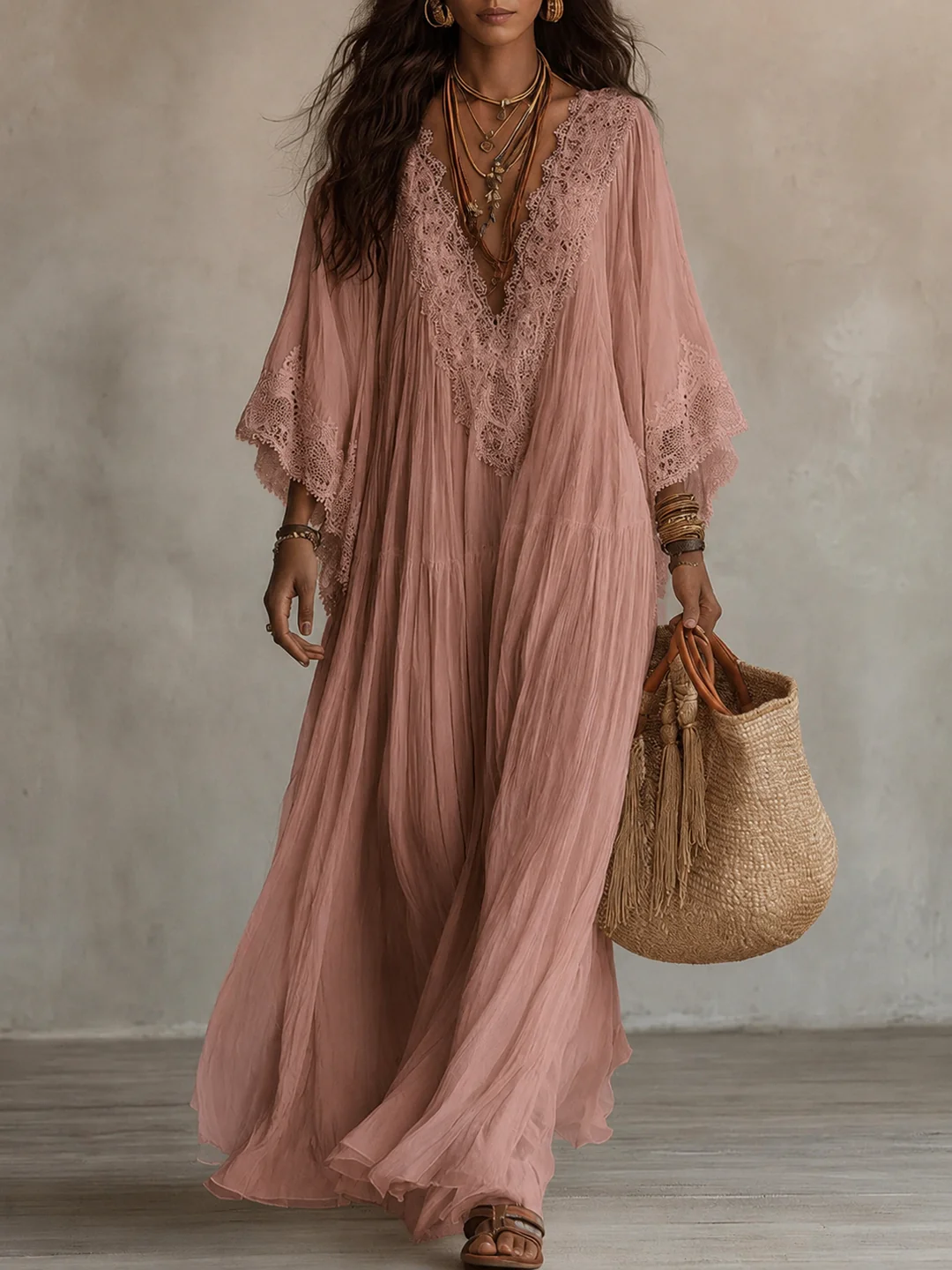 Celeste™ - Elegant Summer Maxi Dress