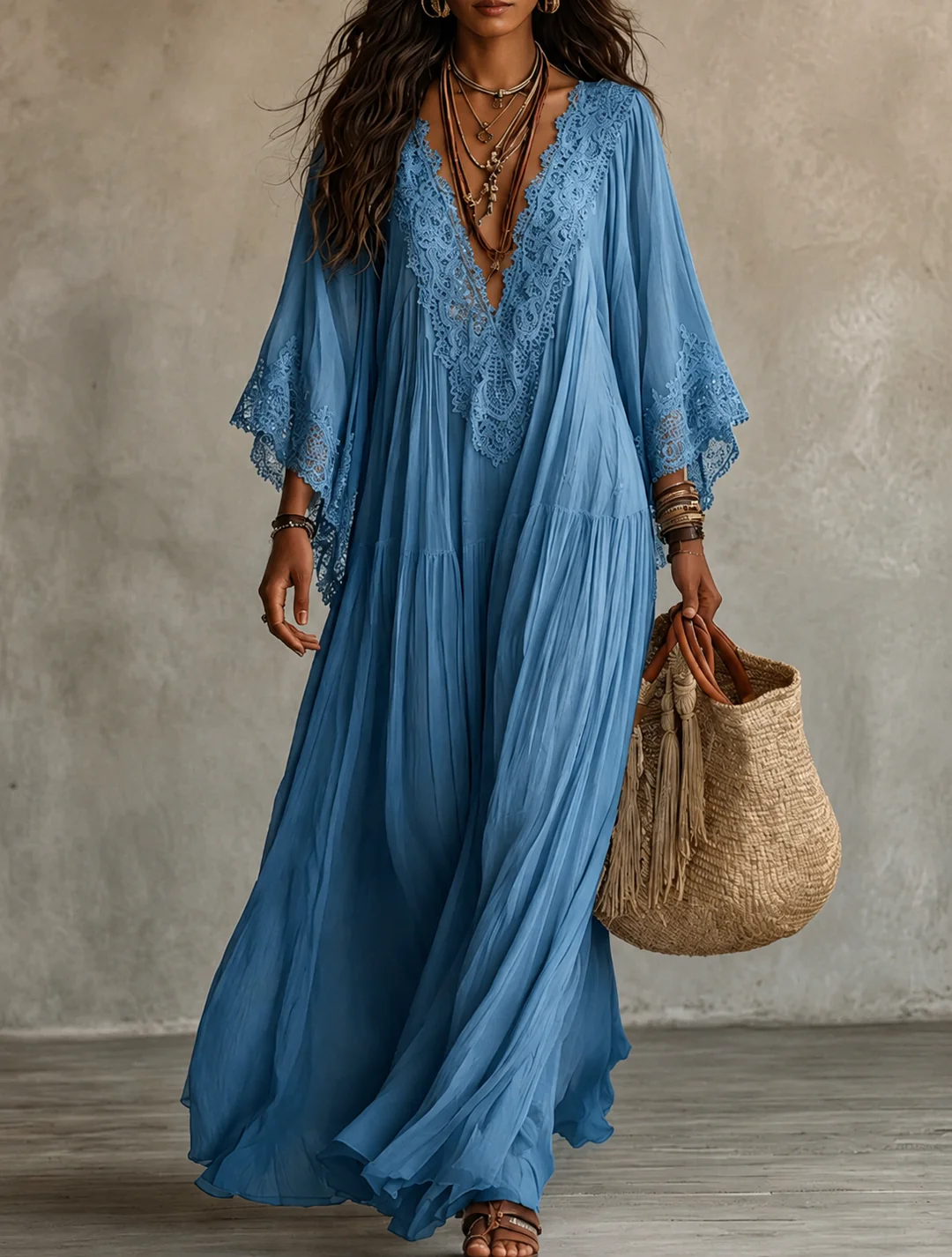 Celeste™ - Elegant Summer Maxi Dress