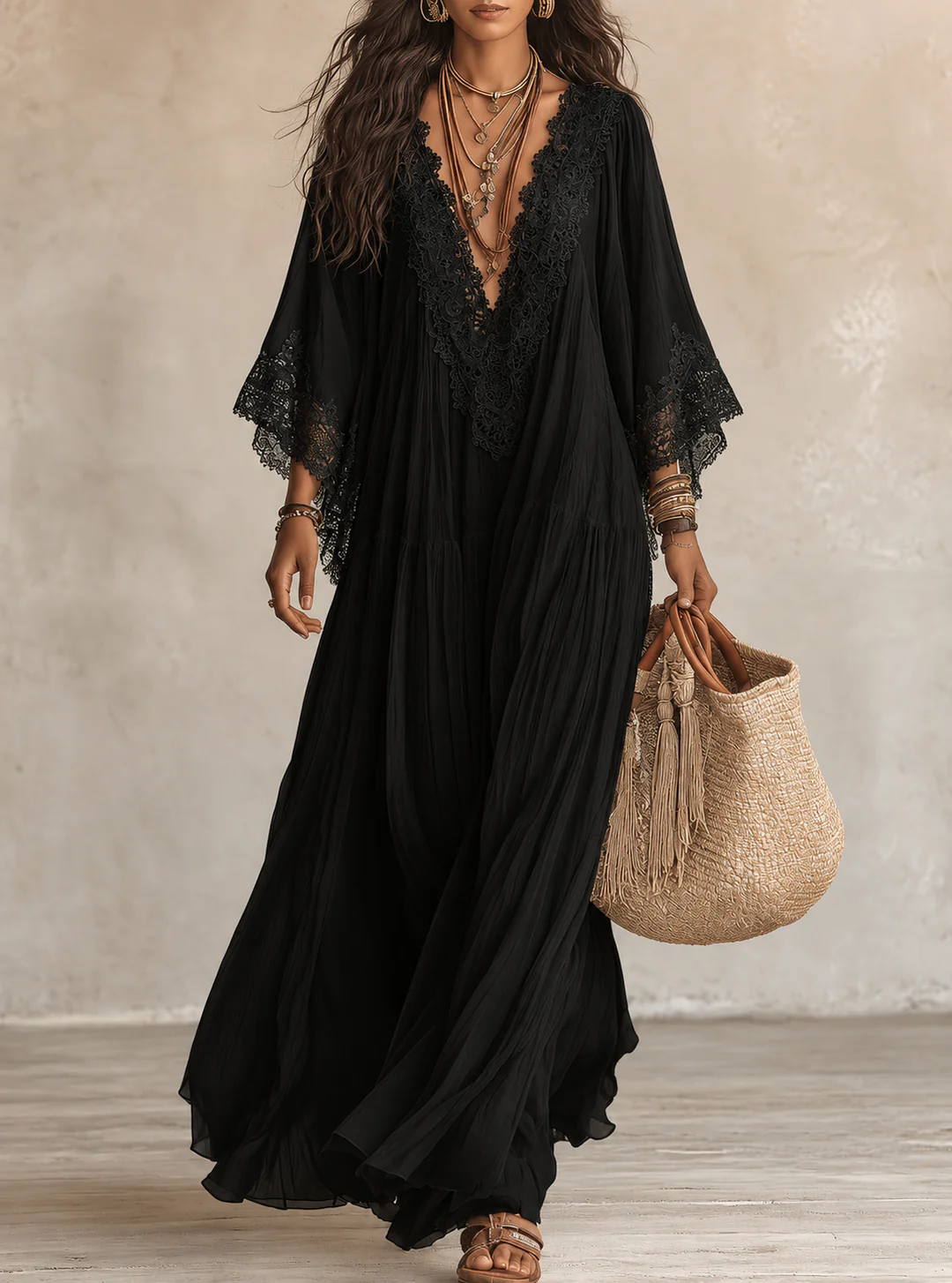 Celeste™ - Elegant Summer Maxi Dress