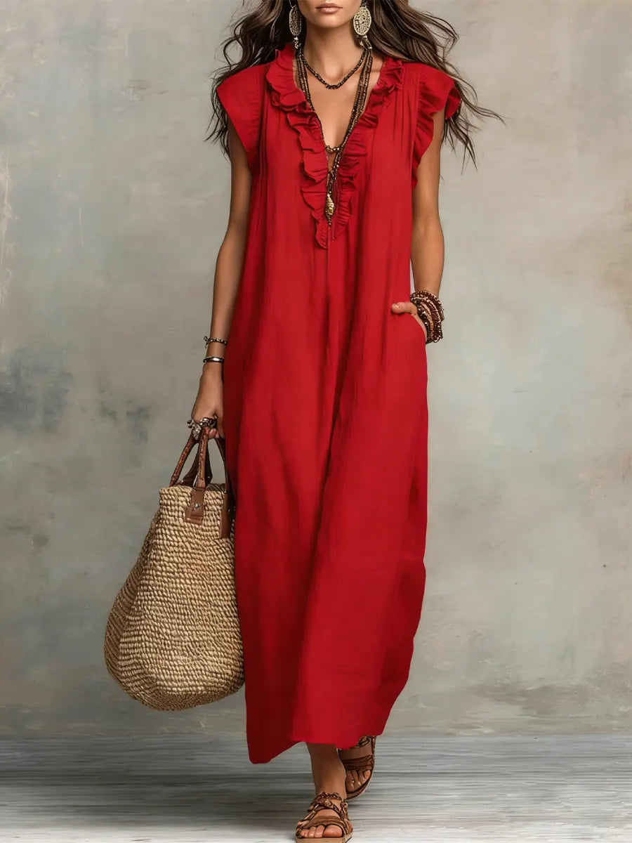 Camellia™ - Elegant Summer Maxi Dress