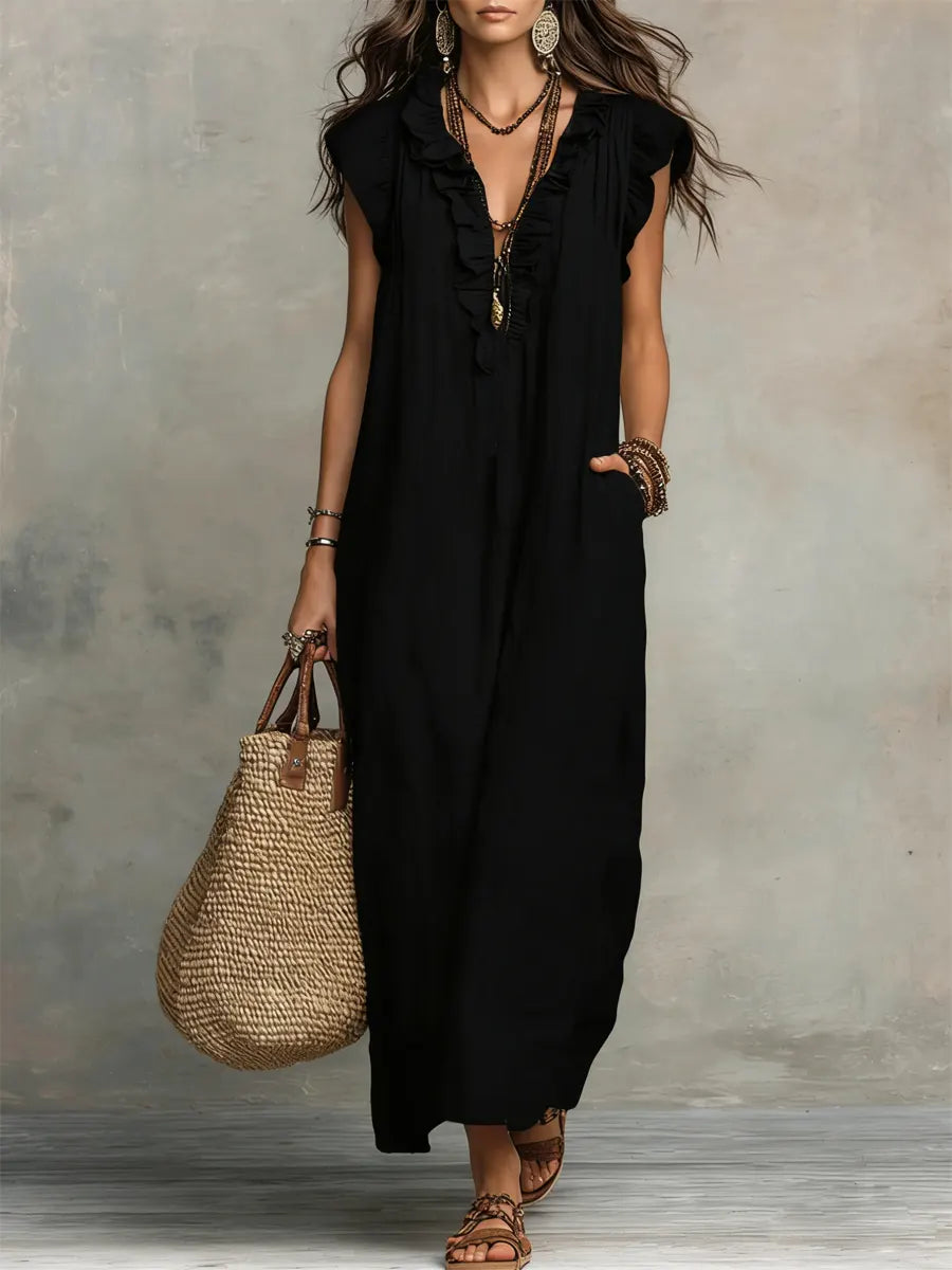 Camellia™ - Elegant Summer Maxi Dress