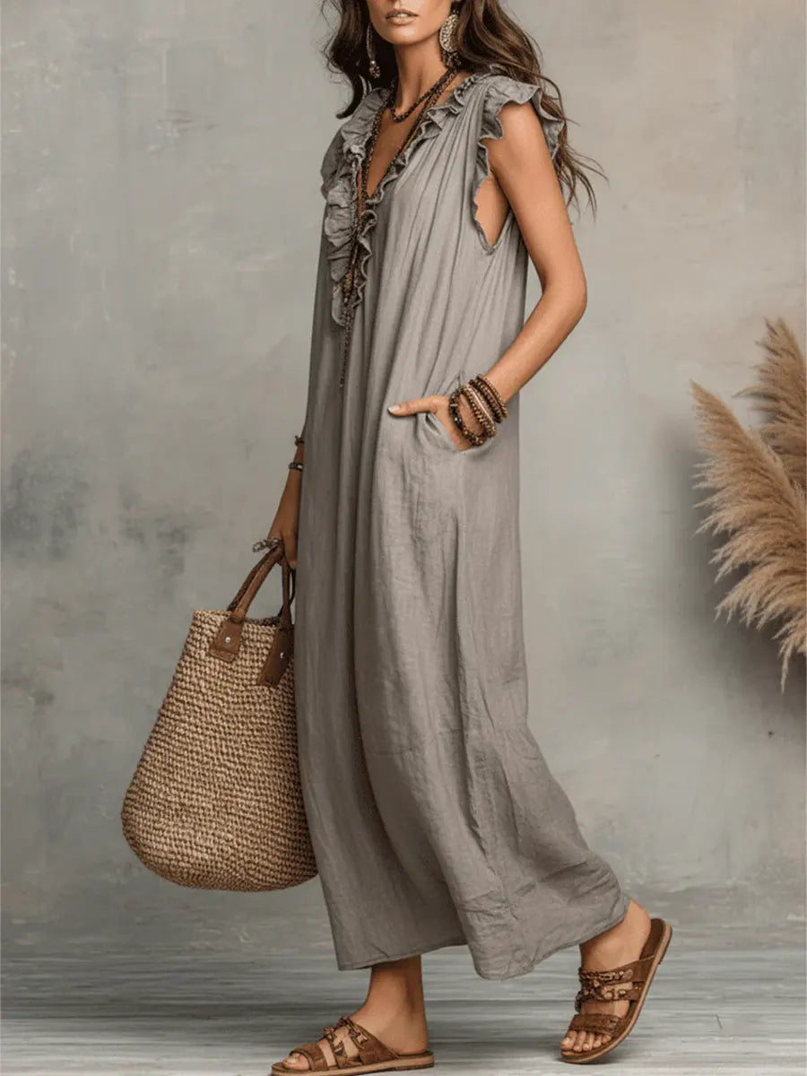 Camellia™ - Elegant Summer Maxi Dress