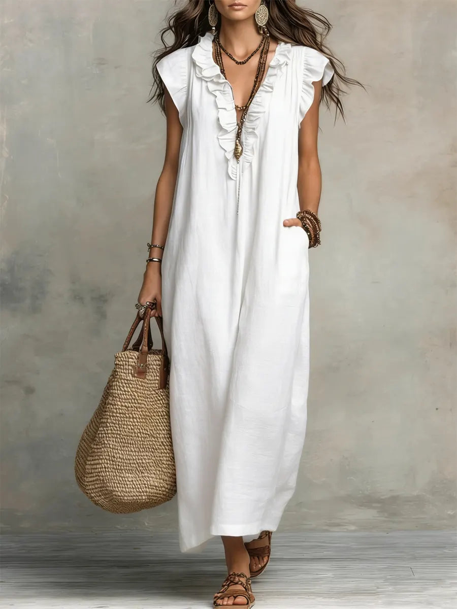 Camellia™ - Elegant Summer Maxi Dress