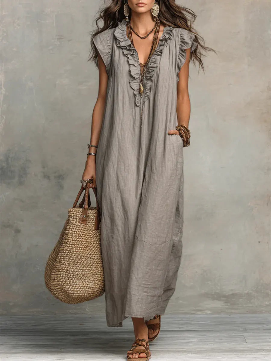 Camellia™ - Elegant Summer Maxi Dress