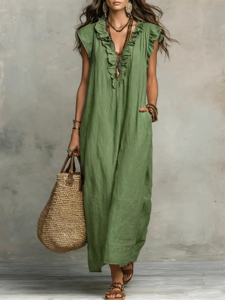Camellia™ - Elegant Summer Maxi Dress