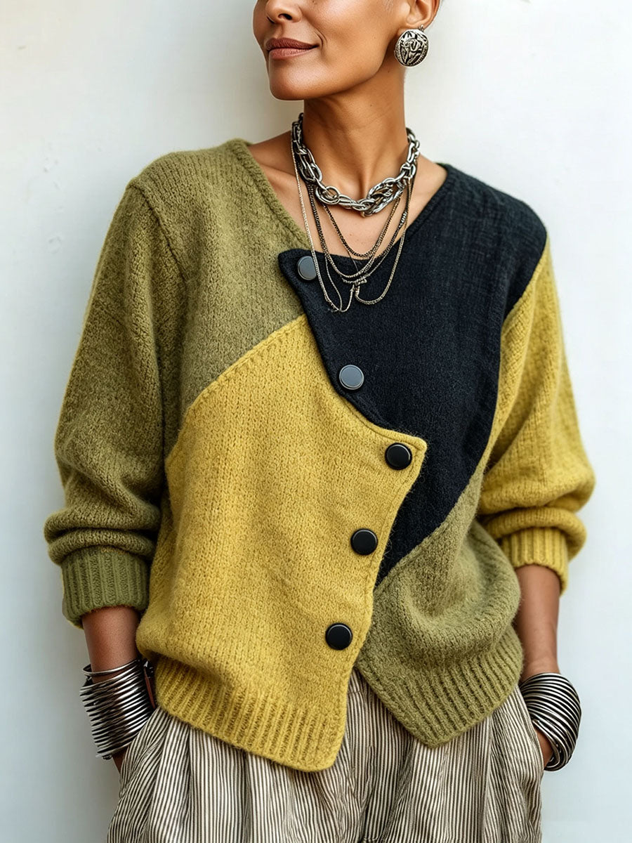 Parker™ Color-Block Knit Sweater