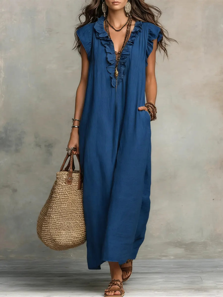 Camellia™ - Elegant Summer Maxi Dress